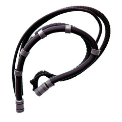 SciFi Cable Wire Illustration with Transparent Background PNG
