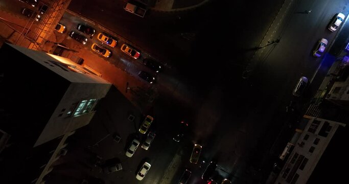 Footage of Unirii Boulevard Fountains in Bucharest with House of the People in the background.