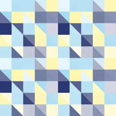 Abstract Bauhaus geometric pattern background, vector circle, triangle and square lines color art design. Colorful Bauhaus pattern background