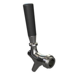 3d rendering illustration of a beer tap faucet