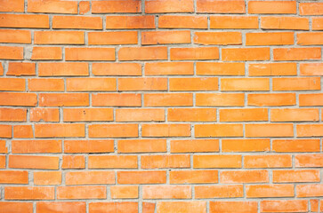 Obraz premium Brick wall background. Red brick.