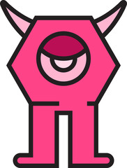 funny monster character avatar