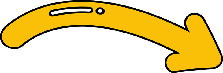 doodle arrow symbol illustration