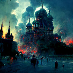 Burning Moscow