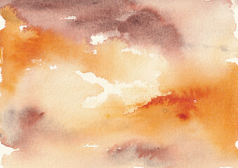 Watercolor hand drawn background