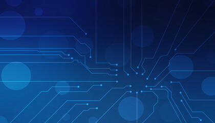 Abstract futuristic circuit board Illustration, Circuit board with various technology elements. Circuit board pattern for digital abstract technology background