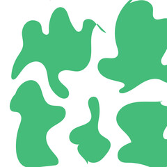 Abstract Shapes Modern Background Pastel Green