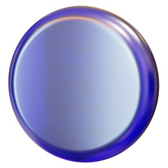 3d futuristic shape for digital technology background png element. Data security purple gradient circle figure.