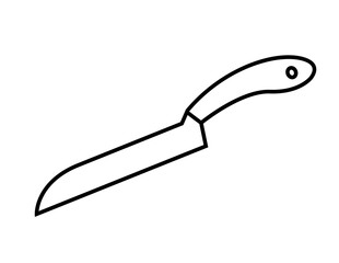 Black outline kitchen utensil, PNG with transparent background.