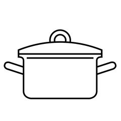 Black outline kitchen utensil, PNG with transparent background.