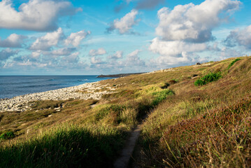 Paisaje del Mar Cantábrico. Costa norte de España	