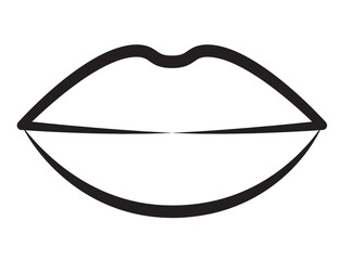 Lotus line art icon illustration. PNG with transparent background