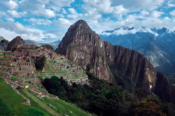 Machu Picchu in the Andes. Peru.