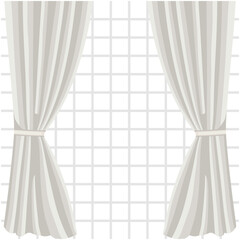 window with curtains