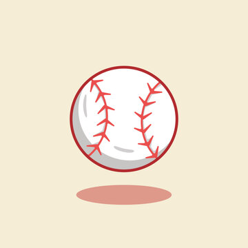 baseball game ball design vector illustration