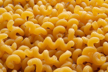 composition of dry durum wheat pasta