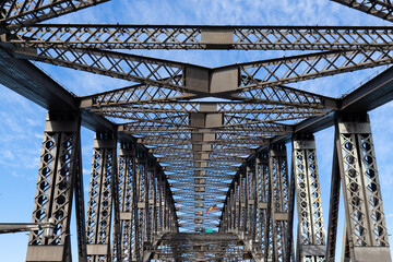 Perspective view of Sydney Harbour Bridge.