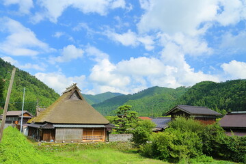 Fototapeta na wymiar Landscape, Mountain, Mountain village
