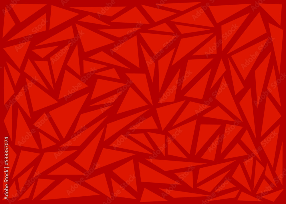 Poster simple geometric background with irregular triangle pattern