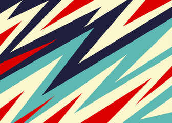 Fototapeta premium Abstract background with colorful triangular and arrow pattern. Abstract geometric wallpaper