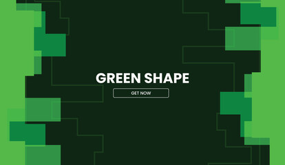 Green graph minimalist background template