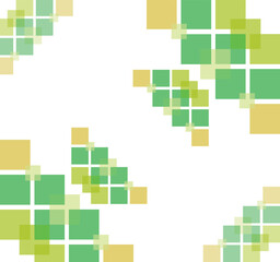 traditional pattern green yellow