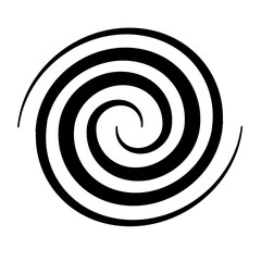 Fototapeta premium Swirl with transparent background. PNG with transparent background.