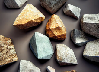 Small stone texture for background. abstract background with round pebble stones. stone wall texture photo