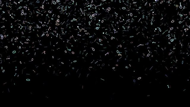 Binary Code Rain