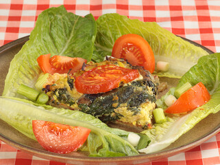vegan tofu quiche w