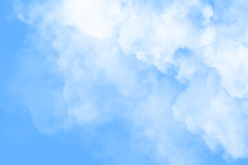 Fototapeta na wymiar Cloud background Illustration 
