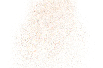 Abstract Sand Explosion Isolated On White Background. Overlay Rusted Effect. Grunge Design Elements. Digitally Generated Image. Vector Illustration, Eps 10