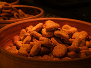fried nuggets in a pot