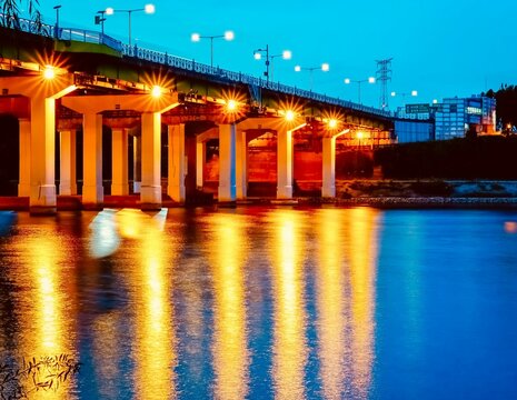 bridge over river