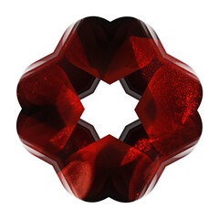 red heart shaped box