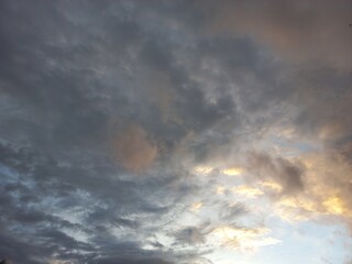 Fototapeta na wymiar The sky dusk