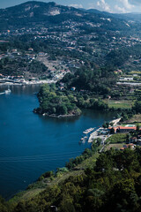 Fototapeta na wymiar View of the village landscape of the Douro Valley, Porto, Portugal.