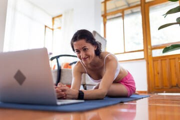 yoga classes at home.