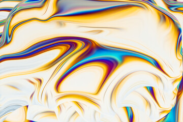 Obraz premium colorful, marble texture painting .rainbow psychedelic swirl trippy artwork abstract acrylic background