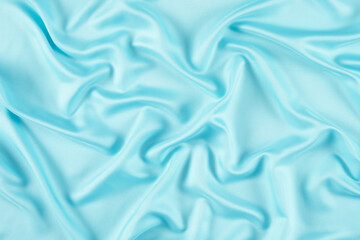 turquoise color satin background