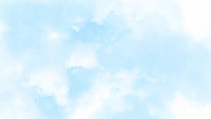 White cloud on blue sky