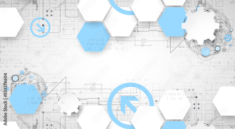 Poster abstract technology half - sphere background. global network concept.abstract technology sphere back