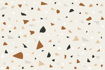 Abstract simple shapes covers. Boho social media. Modern minimalist graphic design. Terracotta color. Boho shape tile.  - 533380214