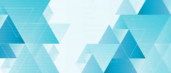 leaflet, brochure, flyer template with abstract modern transparency polygon geometric pattern for business or technology presentation