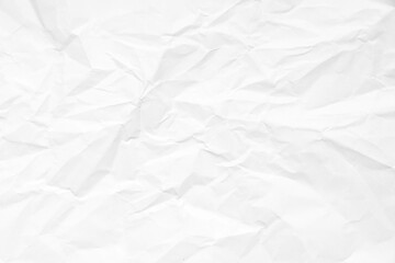 Grunge wrinkled white color paper textured background