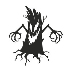 Vector Spooky Tree