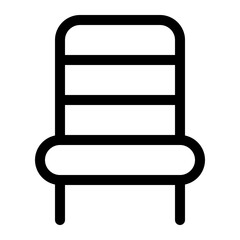 chair outline icon