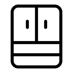 cupboard outline icon