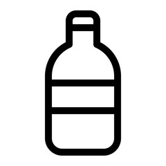 bottle drink outline icon