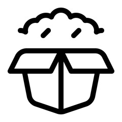 rice box outline icon